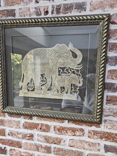Thai leather carving - leather, in