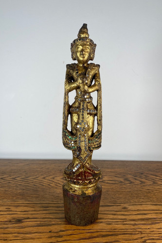 Antique 19th gilt wooden - antique,