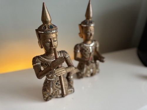 Vintage wooden hand carved - hand,