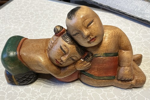 Beautiful vintage thai wooden - vintage,