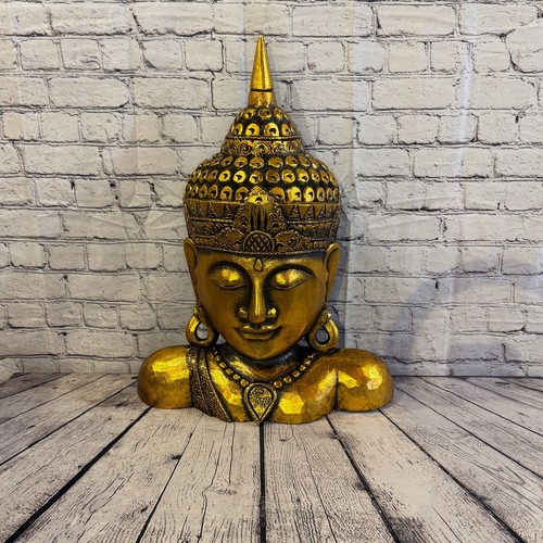 60cm gold head shoulder buddha - 60cm,