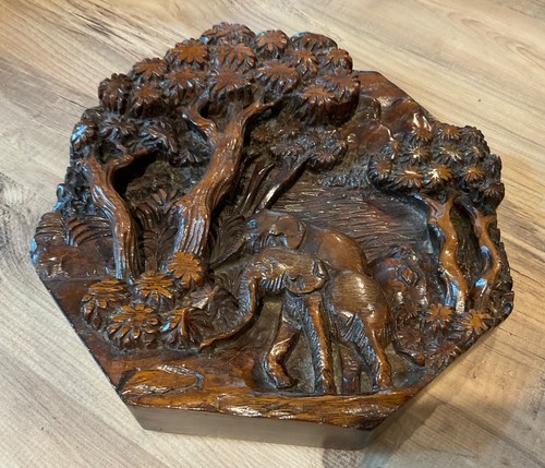 Vintage thai wood carving - thai,