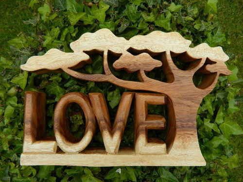 Thai gifts wooden - word, art