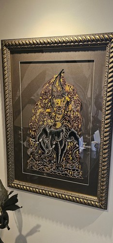 Thai leather carving - leather, in