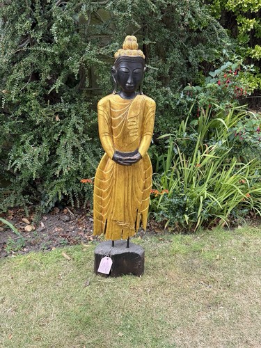 Vintage thai carved wood - thai,